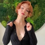 Kris Collins Instagram - There’s dog hair on my dress & it’s missing a button, but my hair looks decent👩🏻‍🦰