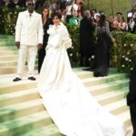 Kris Jenner Instagram – MET 2024 🤍 The most magical night at The Met! Thank you @oscardelarenta for the incredible custom gown! Jewelry by @lorraineschwartz. Makeup by @etienneortega, hair by @leajourno #MetGala #MetGala2024 @coreygamble