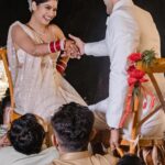 Krishna Mukherjee Instagram – A sneak peek into our unforgettable Parsi reception! Dancing on tables, laughter all around, and memories to cherish forever.✨