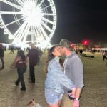 Kristen Doute Instagram - ferris wheel smooch shot ✔️ #livelaughlove