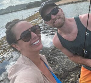 Kristen Doute Instagram - how long will I love you? as long as stars are above you and longer if I can. happy birthday, baby 💫 you’re my best friend, i’m your shotgun rider, i can’t wait for a lifetime of adventures with you. 🩵 @luke__broderick 🤟🏽