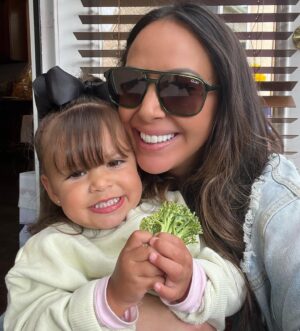 Kristen Doute Instagram - my little broccoli princess 🥦