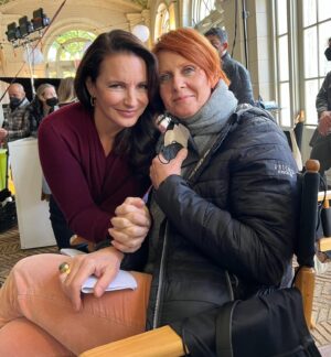 Kristin Davis Instagram - Happy birthday to the amazing @cynthiaenixon , one of my most favorite people ❤️ I’m so grateful for all of our years of friendship and all that’s to come!