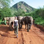 Kristin Davis Instagram - Happy Earth Day!! These pictures are from my time with the Sheldrick Trust, an organization that I hold so close to my heart. Maybe this Earth Day, you could plant a seed, take a hike, or even help foster an elephant! 🐘 ❤️🌎