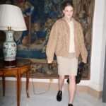 Kristine Froseth Instagram - @francescplanes @wwd catching the moments before @miumiu FW 24’ 🚀🤸💃🏼🚨 the energy levels 15/10