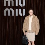 Kristine Froseth Instagram - @miumiu DAY!! Wishing it was here to stay forever 🥹surreal collection putting childlike —> ladylike archetypes on its head 💌 congrats Miuccia Prada