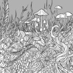 Kristine Froseth Instagram - Comic by @georgiadraws.jpg ❤️ «A simultaneous self- examination of my depressive episodes, and open ended commentary of literal and figurative inertia interacting with nature. “Humans thrive in movement- plants and fungi thrive in stillness” was my starting point» if you made it out of bed today, that counts. 🎉🎉 If you didnt, its okay. Hold on. Be gentle & kind to yourself. Try again tomorrow❤️