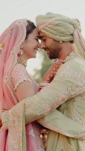 Kriti Kharbanda Instagram - We found ourselves, when we found each other, and that’s the most beautiful kind of love. It’s been a month since the wedding, but our forever begun lifetimes ago ❤️ . . . @sachdevaakhilnasha you star! Thank you for being you! We thank the universe for your heart and your talent! #turrchaliyan is beyond magic. It’s love in its purest form, and the best wedding gift we could have ever gotten! ❤️ we love you! @thehouseontheclouds thank you for being the best team and the nicest, most talented people! You’ll felt like family :) thank you for capturing our love and our love story the way you did. Every moment captured takes us back in time! It’ll stay with us forever! ❤️ . : . #meanttobe #pulkrit #mrandmrssamrat #turrchaliyan