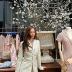 Krystal Jung Instagram – at the new @ralphlauren spring/summer presentation🌸 #RalphLauren #RLCollection #RLSP24