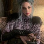 Krysten Ritter Instagram - A witch and her familiar #NIGHTBOOKS movie sept 15! One week! #spookyseason @netflix