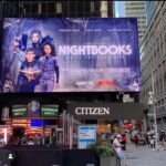 Krysten Ritter Instagram - Time Square baby! #NIGHTBOOKS movie 👻👻🎃🎃 @netflix SEPT 15!!
