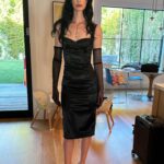 Krysten Ritter Instagram - Premiere night for Love and Death ❤️💀 @hbomax - Mama is in head to toe @dolcegabbana !!! BEST glam ever by @pamwiggy and @jamiemakeup - Stylist @christianstroble 🔪 Assistant Stylists @gaiakhat & @jach_w Dress @dolcegabbana Gloves @dolcegabbana Necklace @dolcegabbana Shoes @dolcegabbana