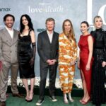 Krysten Ritter Instagram - Premiere night for Love and Death ❤️💀 @hbomax - Mama is in head to toe @dolcegabbana !!! BEST glam ever by @pamwiggy and @jamiemakeup - Stylist @christianstroble 🔪 Assistant Stylists @gaiakhat & @jach_w Dress @dolcegabbana Gloves @dolcegabbana Necklace @dolcegabbana Shoes @dolcegabbana