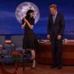Krysten Ritter Instagram - I’ve been so fortunate in my career because I’ve gotten to be on #conan five times!!!! It’s so incredibly nerve-racking going on a talk show. I always feel just crippled with nerves and anxiety and fear of making a fool of myself - or tripping - or fainting… it’s intense! But Conan is THE BEST - he sets you up to win, he’s hilarious and warm and he makes it easy - Conan is truly one of the funniest, quickest, and nicest people I have met in the biz along the way. I also ran into him one time at the airport and I bugged him to help me write an acceptance speech for the #Webbys where I was getting an award for Jessica Jones. He was so sweet and so funny and wrote me a fab little speech that (duh) got a big laugh from the audience - I truly just adore the dude and have always been in awe of how fast his brain works. I knitted him this orange hat and gave him a really weird selfie toaster (thanks mom) and he acted like they were the best gifts he was ever given. He’s a class act and a gem and I’m forever his biggest fan. Thank you @teamcoco 🙏🏻❤️
