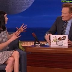 Krysten Ritter Instagram - I’ve been so fortunate in my career because I’ve gotten to be on #conan five times!!!! It’s so incredibly nerve-racking going on a talk show. I always feel just crippled with nerves and anxiety and fear of making a fool of myself - or tripping - or fainting… it’s intense! But Conan is THE BEST - he sets you up to win, he’s hilarious and warm and he makes it easy - Conan is truly one of the funniest, quickest, and nicest people I have met in the biz along the way. I also ran into him one time at the airport and I bugged him to help me write an acceptance speech for the #Webbys where I was getting an award for Jessica Jones. He was so sweet and so funny and wrote me a fab little speech that (duh) got a big laugh from the audience - I truly just adore the dude and have always been in awe of how fast his brain works. I knitted him this orange hat and gave him a really weird selfie toaster (thanks mom) and he acted like they were the best gifts he was ever given. He’s a class act and a gem and I’m forever his biggest fan. Thank you @teamcoco 🙏🏻❤️