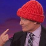 Krysten Ritter Instagram - I’ve been so fortunate in my career because I’ve gotten to be on #conan five times!!!! It’s so incredibly nerve-racking going on a talk show. I always feel just crippled with nerves and anxiety and fear of making a fool of myself - or tripping - or fainting… it’s intense! But Conan is THE BEST - he sets you up to win, he’s hilarious and warm and he makes it easy - Conan is truly one of the funniest, quickest, and nicest people I have met in the biz along the way. I also ran into him one time at the airport and I bugged him to help me write an acceptance speech for the #Webbys where I was getting an award for Jessica Jones. He was so sweet and so funny and wrote me a fab little speech that (duh) got a big laugh from the audience - I truly just adore the dude and have always been in awe of how fast his brain works. I knitted him this orange hat and gave him a really weird selfie toaster (thanks mom) and he acted like they were the best gifts he was ever given. He’s a class act and a gem and I’m forever his biggest fan. Thank you @teamcoco 🙏🏻❤️