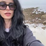 Krysten Ritter Instagram - Heaven is a cold overcast beach day for this vampire 🧛‍♀️ @geoffmstults has been my friend for almost 15 YEARS and remains one of the best eggs around. 🌊