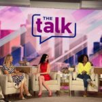 Krysten Ritter Instagram - Because two @dolcegabbana dresses are better than one! 💃🏻 Lovely visit today at @thetalkcbs - reuniting with my friend @amandakloots - and talking about my Aunt Sharon being an inspiration for my character in Love and Death @hbomax ❤️ (favorite part is my 👶🏻 being backstage with me 🥰🥰) Glam by the best @jamiemakeup @pamwiggy - Stylist @christianstroble Assistant Stylists @gaiakhat & @jach_w Dress @dolcegabbana Shoes @gianvitorossi Earrings @aminamuaddi