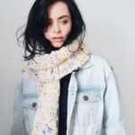 Krysten Ritter Instagram - All the snow ❄️ makes me want to knit knit knit! Link in bio for my easy knitting kits🙌🏻🧶❤️@weareknitters #krystenknitter