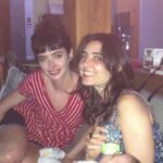 Krysten Ritter Instagram - It’s best friends birthday day! Ride or die since ‘99. @marlitolove 🎂🥳 see you soooooooon love you to the moooooooon🖤