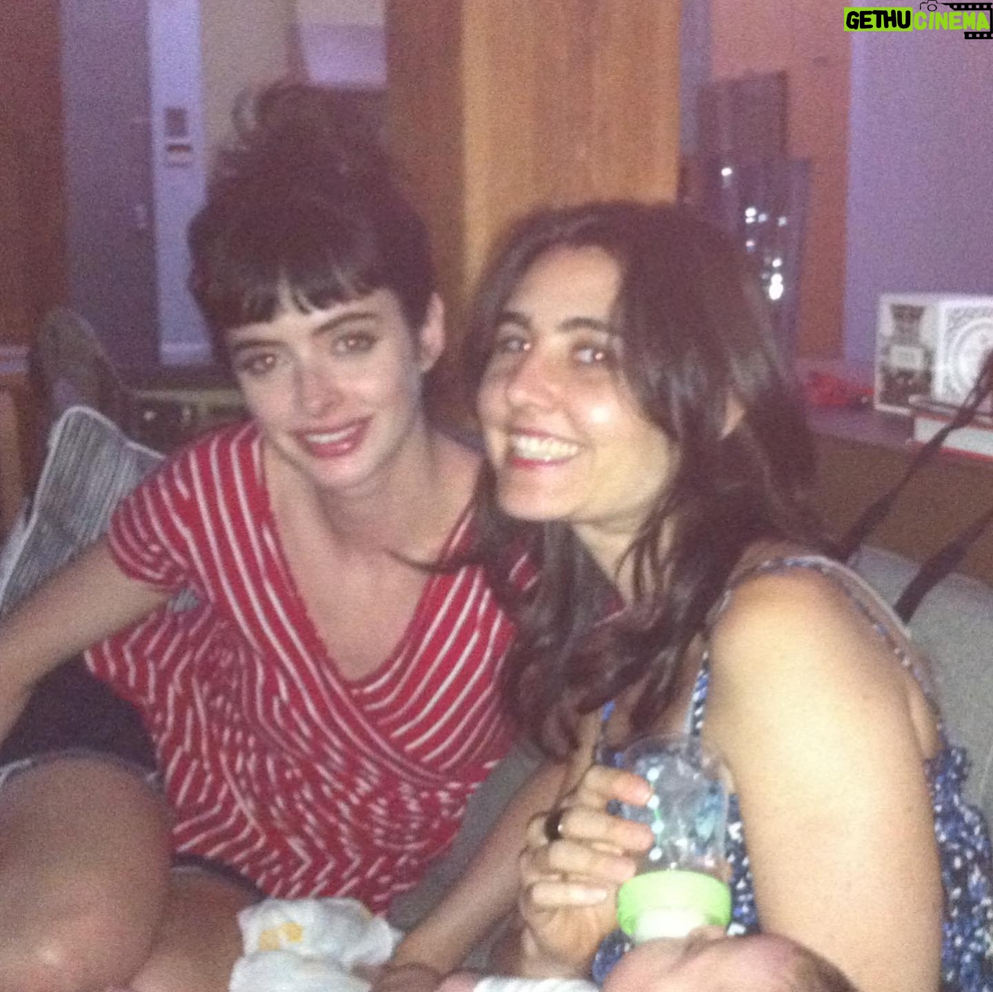 Krysten Ritter Instagram - It’s best friends birthday day! Ride or die since ‘99. @marlitolove 🎂🥳 see you soooooooon love you to the moooooooon🖤