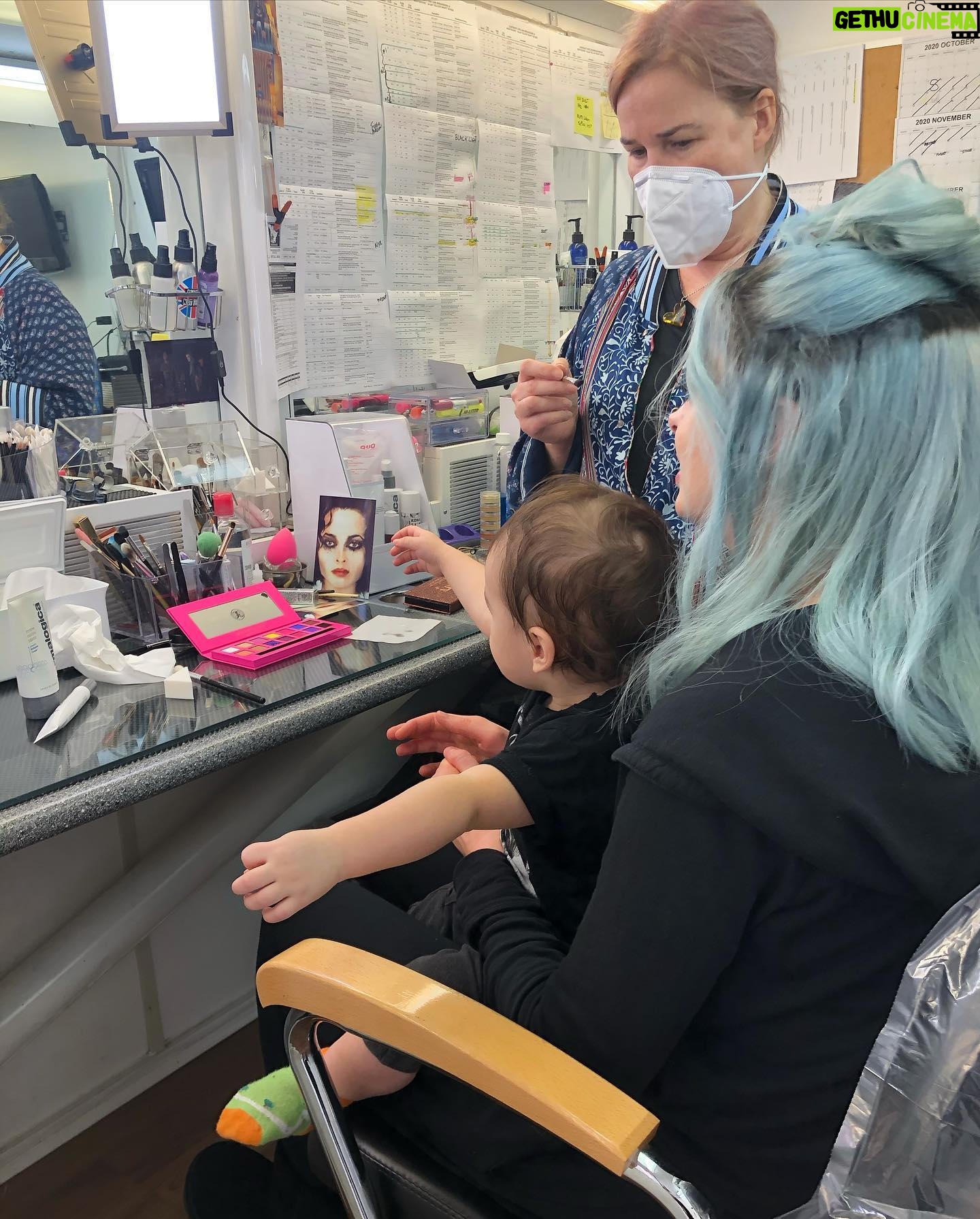 Krysten Ritter Instagram - Fun #bts look at my delicious new role of NATACHA THE WITCH in NIGHTBOOKS - movie comes out Sept 15th on @netflix ! This is one of my favorite characters that Iβve been lucky enough to play - and the hair and make up and costumes on this are just toooooo fun. Letβs go #spookyseason πππ§ββοΈπ»π»π» (dream team @stevesparkle @lesliesebertmakeup @nancyewarren )