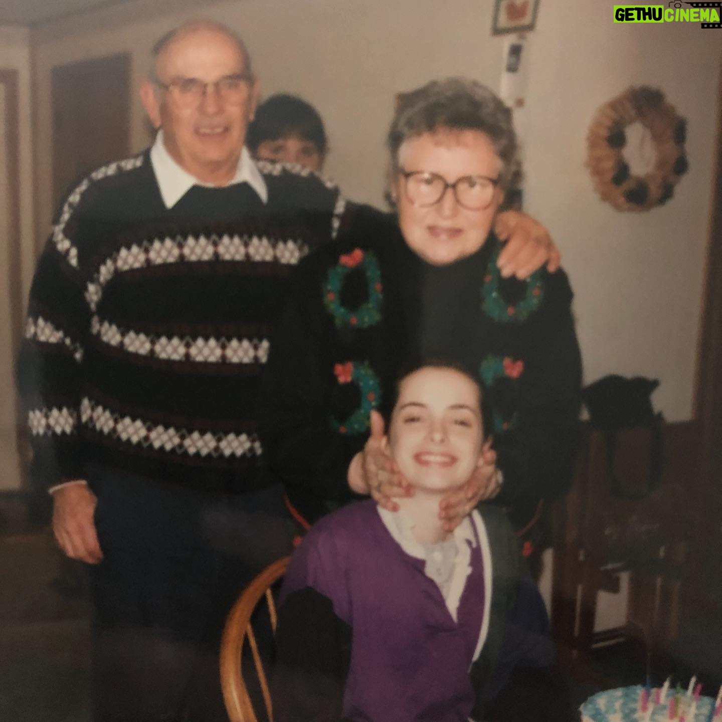 Krysten Ritter Instagram - My Grammy Ritter. She always had a pep in her step, loved to knit and crochet (she taught me❤️), she loved chocolate ice cream with a scoop of peanut butter on top (genius) and made the best homemade strawberry jelly ever. I loved going through her purse at church looking for candy (usually peppermints), she LOVED a yard sale, always had a “water jug” 😂, she made every holiday over the top, and she always had fun stuff for me and my cousins to do. Alzheimer’s is horrible and so unfair. Thank you Gram, I love you and will cherish you always. Many of my happiest childhood memories were with you. I love you. See you down the road. 😢💔