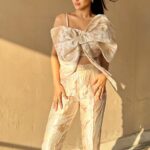 Krystle D'Souza Instagram - Just, Miss. me with the drama 🎀 . . . Fit - @koushalgaba x @dinky_nirh . . . . #grwm #pastel #bow #ribbon #coordset #makeup #