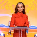 Kseniia Mishyna Instagram - Найпрекрасніший день, щоб анонсувати премʼєру нового сезона «Я люблю Україну» на @tet_tv З 10 березня щонеділі о 19:00 будемо на вас чекати ❤️🌹