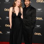 Kumail Nanjiani Instagram - A real honor to present at the DGA Awards this past weekend. Grooming @kimverbeck Styling @jeanneyangstyle @chloekeiko Tux: @brioni_official Shoes: @tods Photo by @gettyimages
