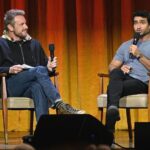 Kumail Nanjiani Instagram - An absolutely magical evening at The Give Back-ular Spectacular, supporting @tusctogether to raise money for crews affected by the strikes. Thank you to @paulscheer, Paul McCann and Marta Kauffman for having me. What a night.
