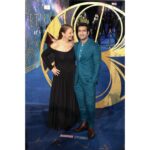 Kumail Nanjiani Instagram - Eternals premiere in London was amazing. November 5th. Styling: @jeanneyangstyle @chloekeiko Grooming: @jennierobertshair Suit: @grayscaleic Shirt: @toddsnyderny Shoes: @wolfandshepherd