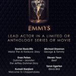 Kumail Nanjiani Instagram - Welcome to Chippendales got nominated for 5 Emmys! VERY EXCITING!!! Thank you @televisionacad!!!