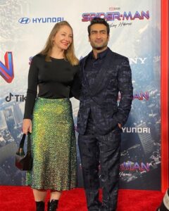 Kumail Nanjiani Instagram - Spiderman: No Way Home is fantastic. I was overwhelmed for much of it and didn’t want it to end. Truly magical stuff. Styling: @jeanneyangstyle Suit: @dzojchen Shoes: @wolfandshepherd
