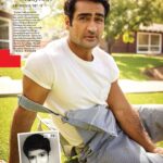 Kumail Nanjiani Instagram - I am featured in @people magazine’s Sexiest Man Alive issue. The amazing @peggysirota recreated a pic of me from childhood, when I used to be a train conductor. (Grooming: @kimverbeck Styling: @jeanneyangstyle @chloekeiko)