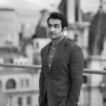 Kumail Nanjiani Instagram - Me. London. Styling: @jeanneyangstyle @chloekeiko Grooming: @jennierobertshair Suit: @grayscaleic Shirt: @toddsnyderny Shoes: @wolfandshepherd Pics by @misanharriman