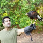 Kumail Nanjiani Instagram - Big thanks to @hawkonhand for introducing us to falconry and a bunch of awesome folks (birds of prey.) 1. Barn Owl 2. Harris’s Hawk 3. Augur Buzzard