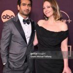 Kumail Nanjiani Instagram - Amazing time at the Emmys. Look by @brunellocucinelli Styling by @jeanneyangstyle and @chloekeiko Grooming by @kimverbeck Watch @iwcwatches