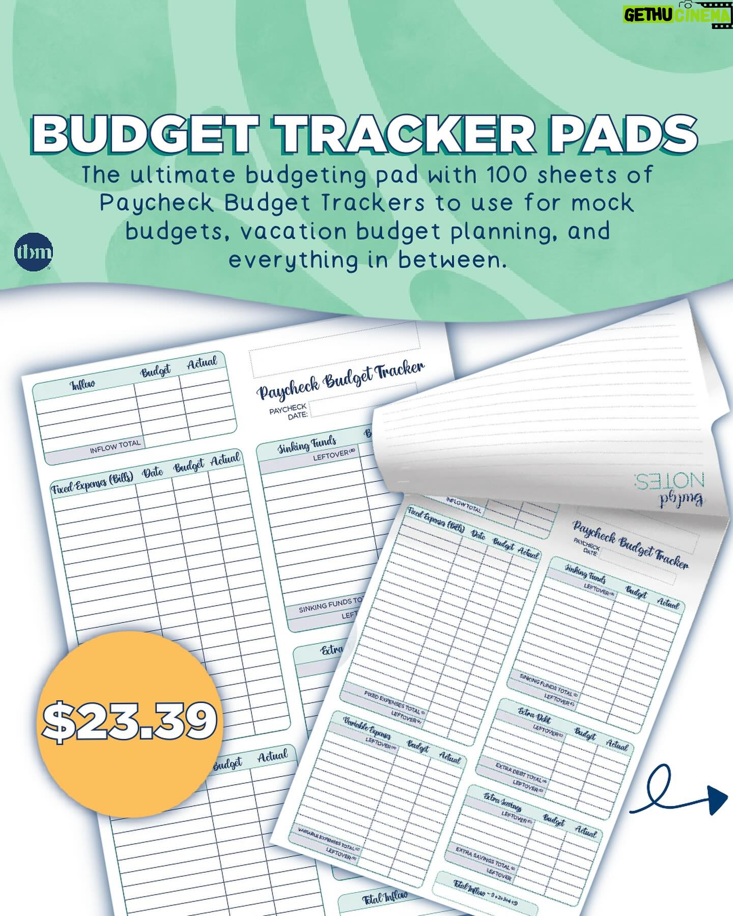 Kumiko Love Instagram - Today, I am doing something a little bit different! Recently, Ryen and I sat down and evaluated where we’re at with our top-selling products and what exactly those products are. Well, here are TBM’s current top five bestselling items! To celebrate our favorites, we are doing a 10% off sale on the following five items: 1. Budget by Paycheck Workbook (sale price = $43.20) 2. TBM Pens (sale price = $8.99) 3. Vegan Leather Wallet Organizers (sale price = $44.10) 4. Paycheck Budget Tracker Pad (sale price = $23.39) 5. Live Rich Planners (sale price = $39.60-45) Be sure to use code TBM10 at checkout to take advantage of the 10% off sale! Sale ends on Monday, April 29th at 11:59pm PST. #thebudgetmom #sale