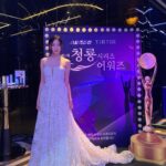 Kwon Eun-bin Instagram - 영광이었습니다🌟 #청룡시리즈어워즈