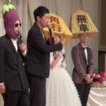 Kyary Pamyu Pamyu Instagram - 天竺鼠のコント「将棋」 初めてTVでこのネタを観た時に『自分の結婚式の時に絶対これをやりたい…！』と思い小籔さんに相談した所、川原さんも許可してくださり、夢が叶いました🍆 めっちゃ楽しかった〜！！！ やり切った〜！！！！👰🏻‍♀️🤵🏻 小籔さん、川原さんありがとうございました