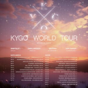 Kygo Instagram - Part One of the Kygo World Tour pre-sale starts tomorrow (4/24) at 10am local!! Don't miss this one 🎟

Use code KYGO24 to get your tickets at kygothealbum.com