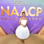 Kyla Pratt Instagram – To say i enjoyed hosting @bet social gold carpet for this years @naacpimageawards carpet is an understatement! 
Ima post random footage in my stories all week 🤣🥰

Make up @eliven.q 
Hair @a1hair_ 
Styling @v.msmith 
Tailoring @klvn.s 

Check the tags for details 😊

Photo Credit : Getty Images for BET