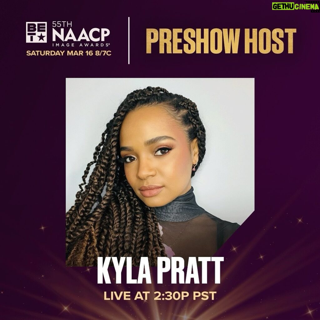 Kyla Pratt Instagram - Hey beautiful people I’m hosting the @bet social red carpet today for the @naacpimageawards !!!! Don’t miss me interviewing your favorite entertainers 🥰🥳🍾🎉 See you soon at 2:30pm PST!