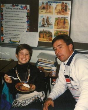 Kyle Krieger Instagram - My dad died this week, and I wanted to share a little about him because he was very special to me. He had been suffering from an Alzheimer’s diagnosis now for a few years. In a way, I have a sense of relief that he is no longer suffering— but I am very much crushed by the weight of the loss. We got the call that he was transitioning to the dying phase of hospice care, and my sister @alikrieger and I drove/flew to see him as soon as we could on Monday. He died while I was en route on my flight, but he was surrounded by my sister and some loving friends and players he coached. 

I am very grateful for my dad (and my mom) — so much of who I am was shaped by who they are. He is the reason why I love so many things about my life. He is the reason why I played soccer my whole life through college. He is the reason why I love being on a team. He is the reason why I love comics and dinosaurs and marine life. He introduced me to sci-fi. He is the reason why I love to explore and go on adventures outdoors. We use to explore the woods as Robin Hood characters or X-Men mutants in my adolescence, and those hikes are some of my most favorite memories. 

Even though he helped shape who I am, we were also extremely different. Like a lot of LGBTQ  children and their families, we got a chance to teach each other many things about the love and tolerance of people who are different than us. I was always grateful for his willingness to listen. I’m smiling now thinking about the first time I remember him asking about my first boyfriend. 

One of my favorite impacts we had on each other was our sobriety. I remember after my first year sober, at 23, he said he was going to stop drinking too. We got sober in different ways, but continued to not drink and share a bond that connected us on a deeper level until his diagnosis. I was grateful that when I was with him, I knew he was present and focused. 

Thanks for reading — Ali and I are planning a service in VA in the coming months, so if you were a student/player/parent/friend of his we would love to have you at the service. 🤍