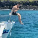 Kyle Krieger Instagram - It’s only been 4 days in the Galápagos and I’ve had more life changing moments than I can count. Thanks to @zach_arias_ for putting on this incredible yoga adventure retreat. We are living on the @nemogalapagoscruises Nemo II and the staff has been so lovely. Can’t believe we have 4 more days to go 🤭❤️‍🔥