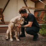 Kyle Krieger Instagram - Booked this cute dog friendly hotel without realizing they don’t have wifi or electric 🤭 we made it work tho. @danielseunglee on the 📷