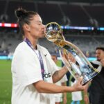 Kyle Krieger Instagram - Well going from being blindsided by the most heart-breaking news possible days before your retirement game — to leading Gotham FC through the playoffs to your first NWSL Championship victory?!?! It is really the most badass thing imaginable. I am constantly in awe of your perseverance, class and strength. Truly a surreal amount of focus to sustain your mental/physical health with 2 little ones, dad in hospice, and while playing and training in your last season. I’ve been rooting for you our whole lives and will continue to do so until the end. The whole WoSo community is behind you. They love you & I love you, @alikrieger! Soak it all in. Congratulations on your game-changing career. You left it better than you found it, and we are all so lucky to have witnessed it.