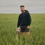 Kyle Krieger Instagram - Happy 7 months 🥳 to Littlefoot — celebrating with zoomies in North Dakota. The last photo is our first night together in March 🥺 photos by @danielseunglee