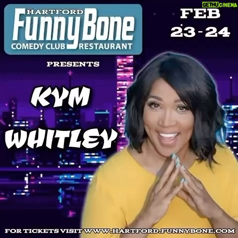 Kym Whitley Instagram - Get ready get ready!!! @hartfordfunnybone I’m on the way!! I will see you in Hartford,CT at the Funny Bone!! Feb 23&24th you’ve still got time to get your ticket!